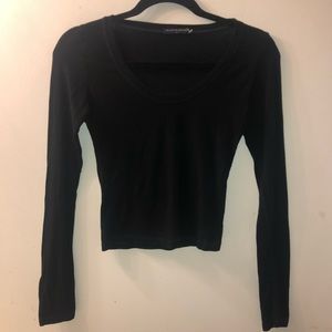 Brandy Melville Long Sleeve Crop Top